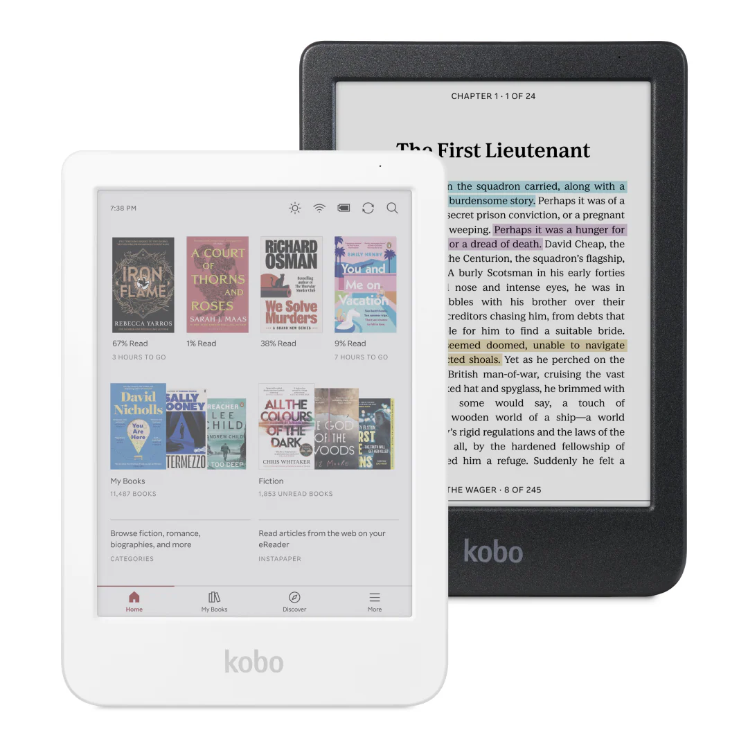 eReaders with ComfortLight Pro